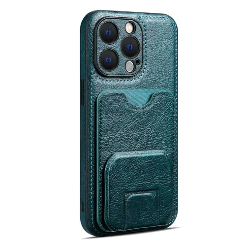 Leather Case for iPhone, Business Wallet Cover with Card Slot Full Coverage Lens Protective