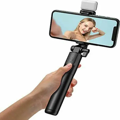 R1s Selfie Stick with Light & Stand