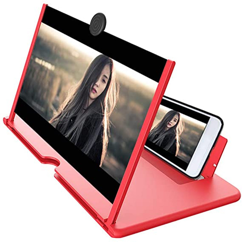 Screen Magnifier 3D HD Movie Video Amplifier with Foldable Holder Stand